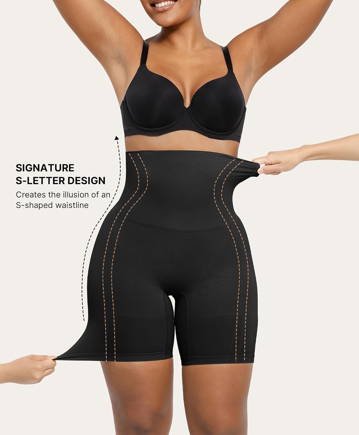 Women’s High-Waisted Tummy Control Shaping Shorts