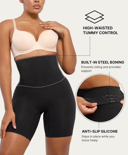 Women’s High-Waisted Tummy Control Shaping Shorts